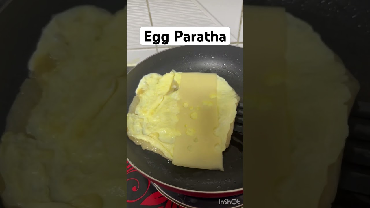 Breakfast- Trying this Egg Paratha at home #eggparatha #egg #paratha #beberlevega