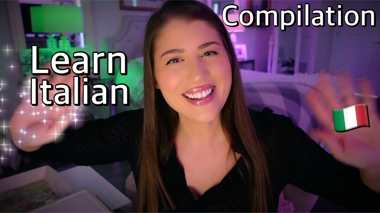 ASMR | Learn Italian Important, Basic, Romantic Words (Compilation)