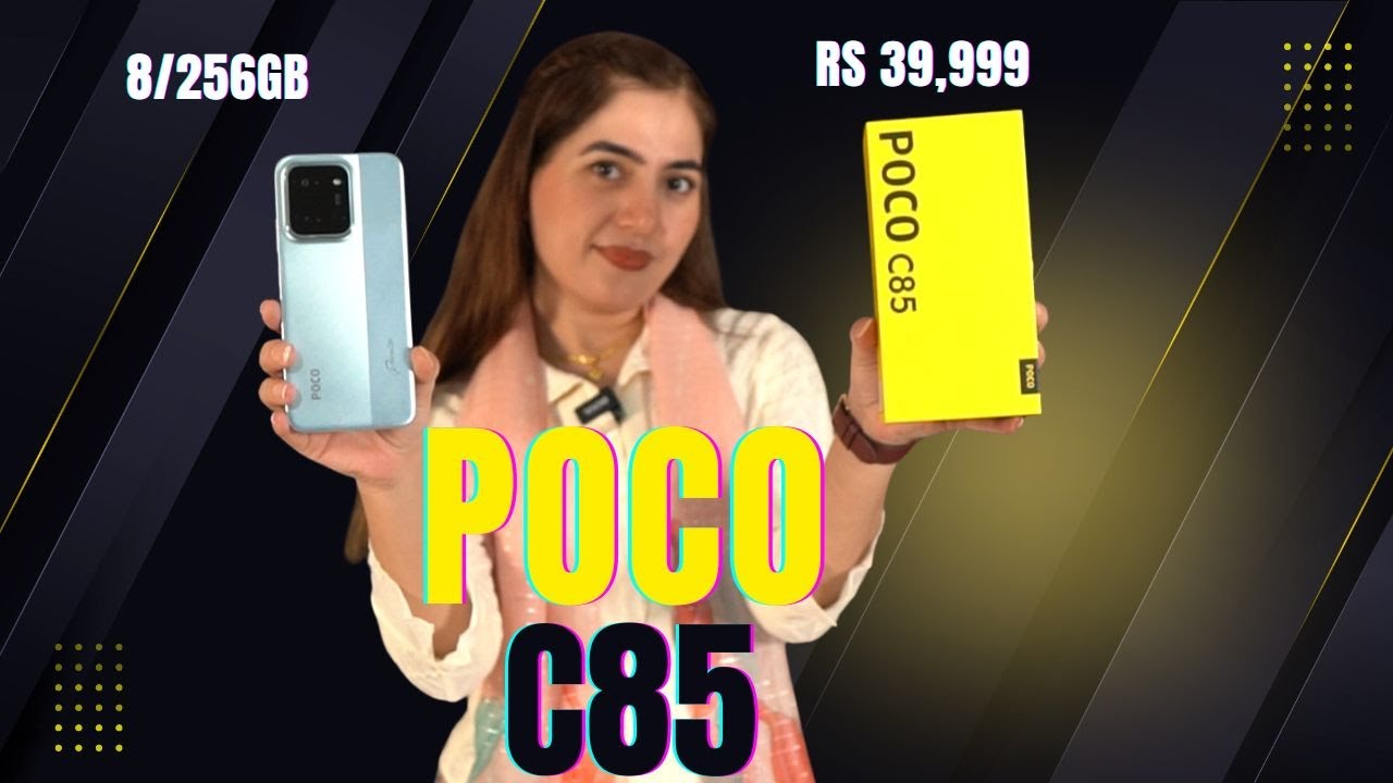 Распаковка и обзор POCO C85 | Камера 50 МП, аккумулятор 6000 мАч | Лучший телефон до 40 000 долла...