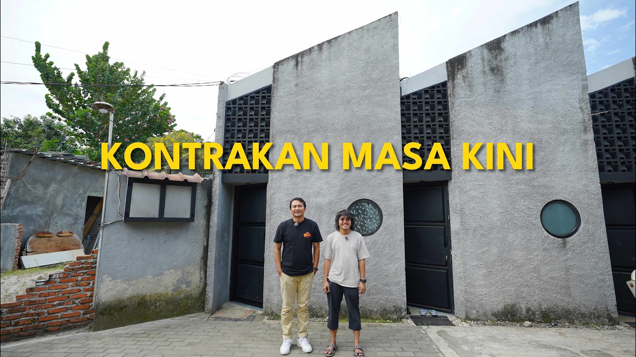 Rumah Kontrakan Unik Karya Arsitek