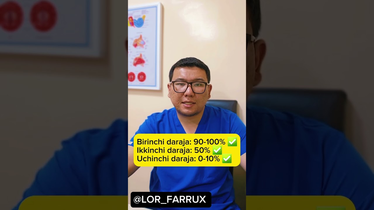 ADENOID bezini qachon davolash yoki oldirish kerak? (ADENOID darajalari) @lor_farrux