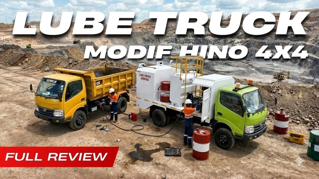 Solusi Maintenance Alat Berat! - Bedah Detail Lube Truck 4x4 Dari  Karoseri UT2000