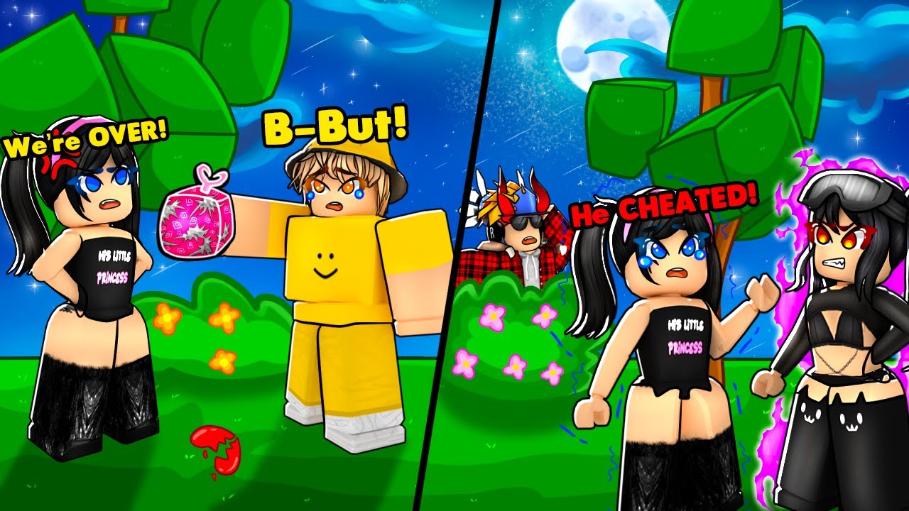 Crazy Girlfriend Made Up LIES About Her Boyfriend.. So I Did THIS! (ROBLOX BLOX FRUIT)