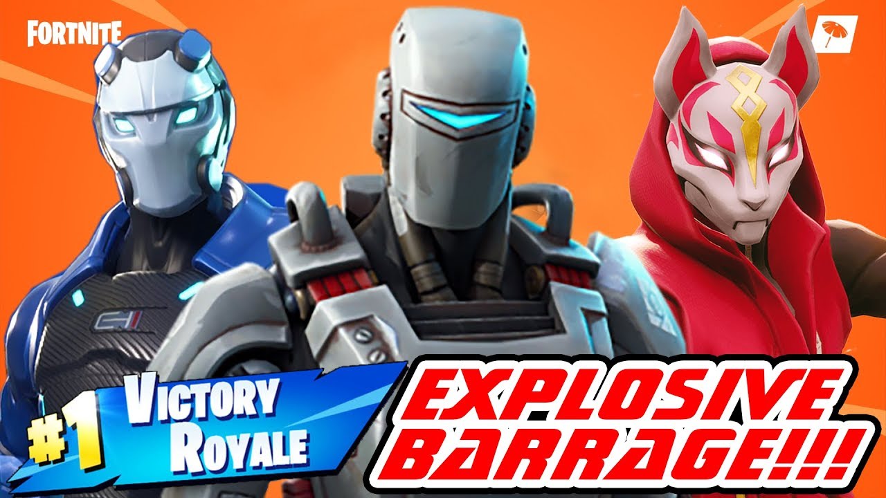 EXPLOSIVE BARRAGE! | KIDS PLAYMODE+NINJA TYLER+INSANITY VARTH | FORTNITE BATTLE ROYALE