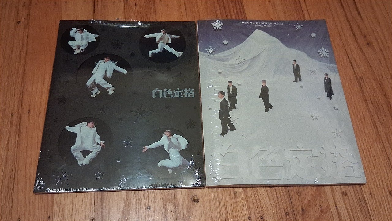 Wayv Eternal White Unboxing Photobook Versions