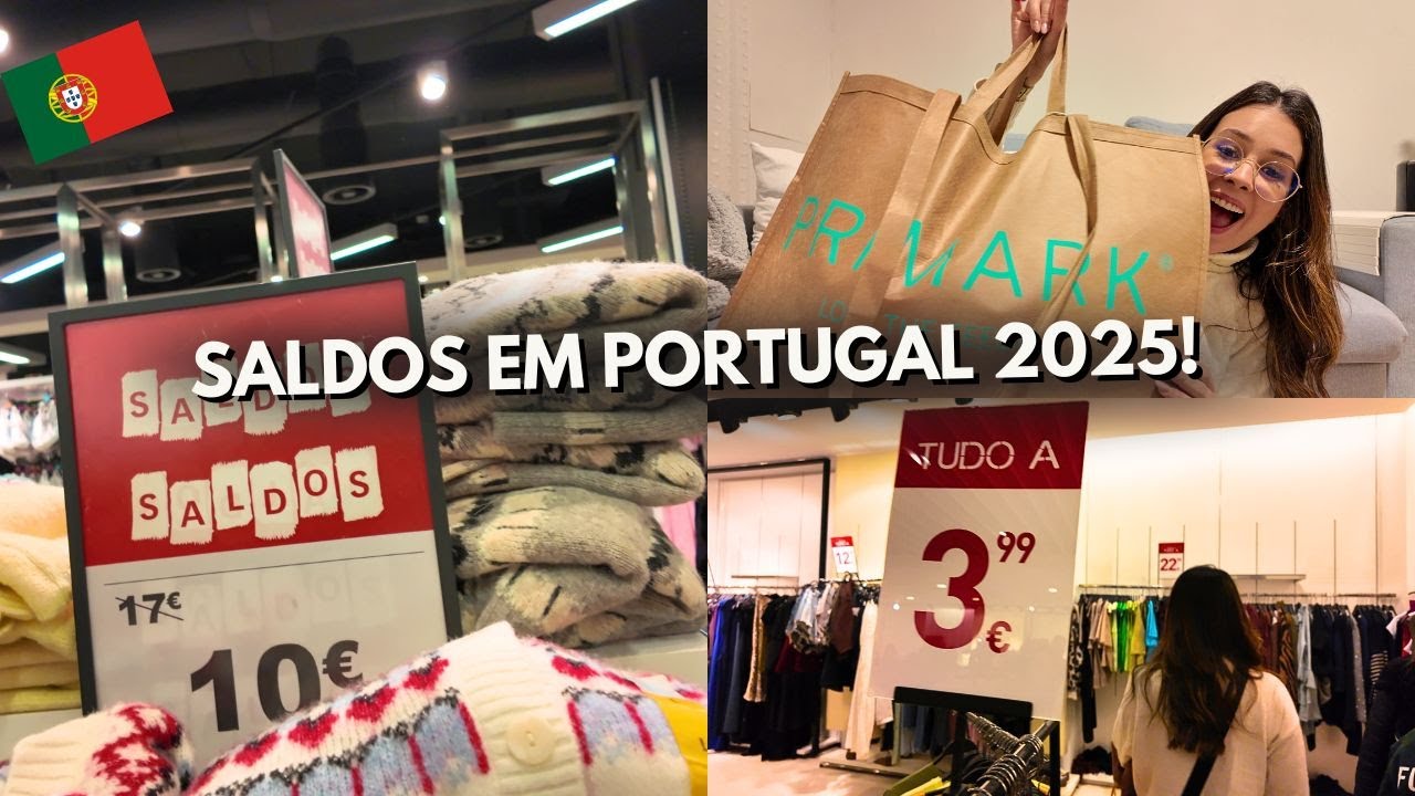 Saldos de INVERNO em Portugal: Roupas LINDAS e Super Baratas(Primark, Zara, lefties,stradivaruis)