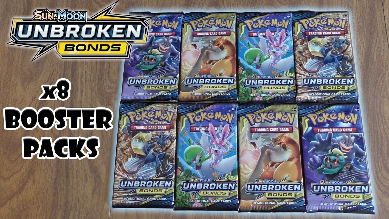 8 Unbroken Bonds Booster Pack Opening