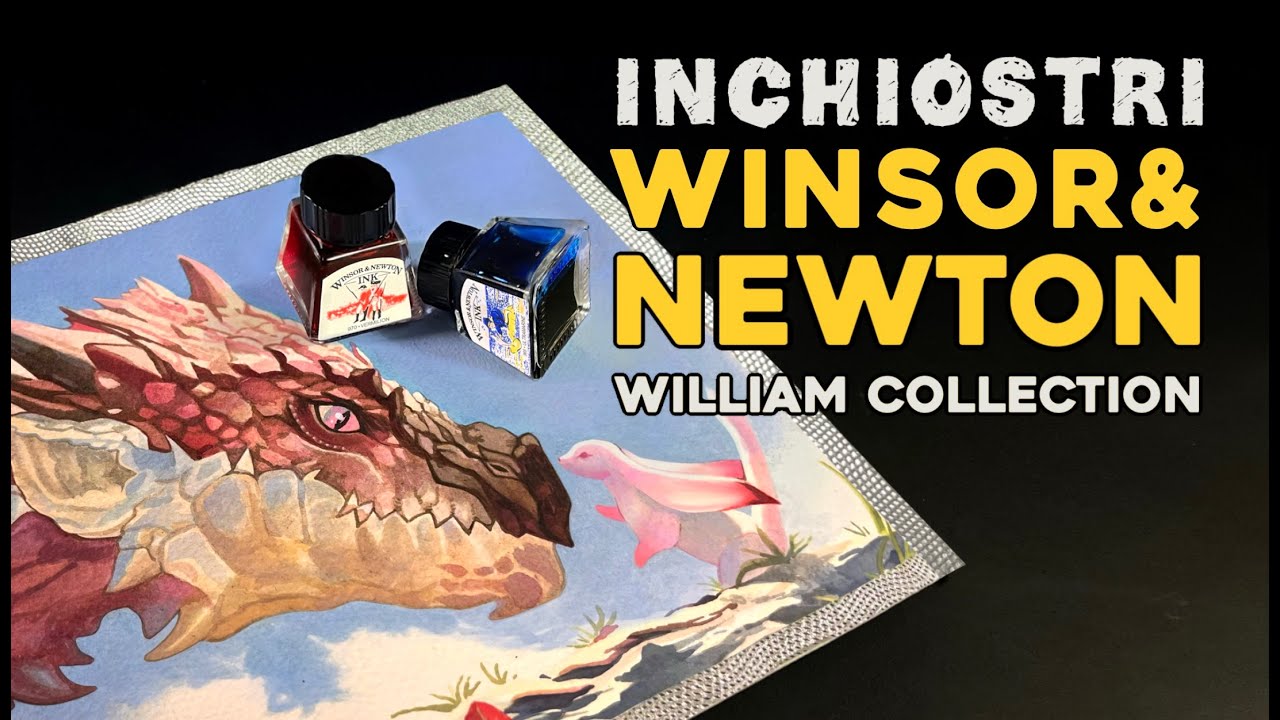 Dipingo un DRAGO con gli inchiostri Winsor&Newton (🐉 Rathalos di MONSTER HUNTER)