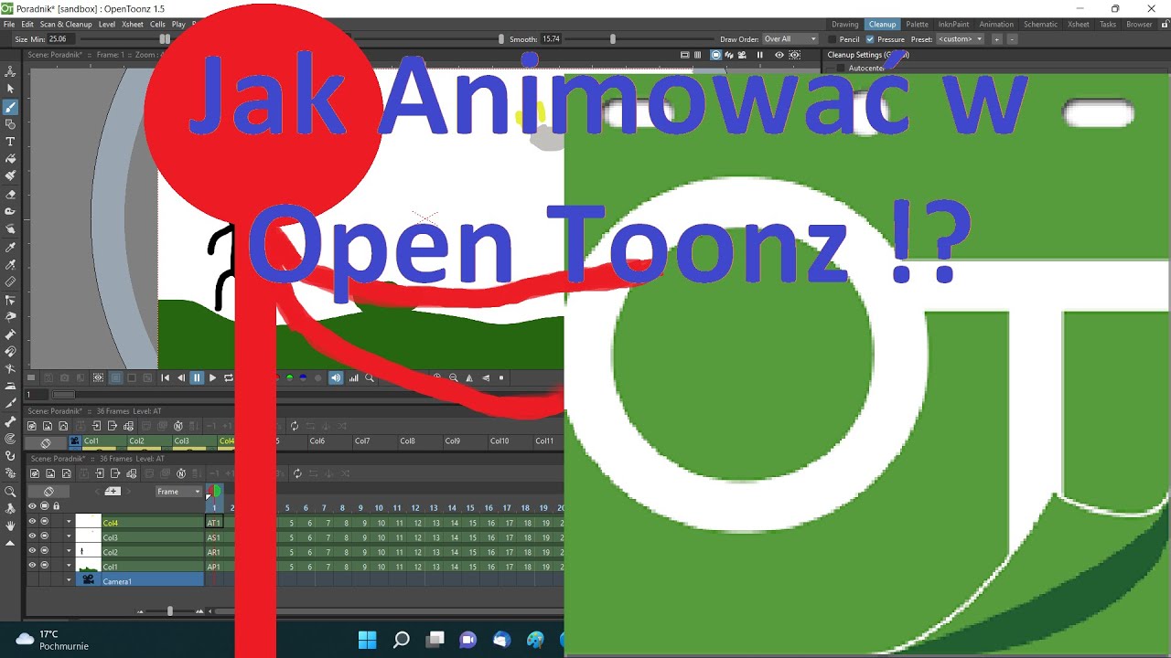 Poradnik Animacji w OpenToonz dla Początkujących