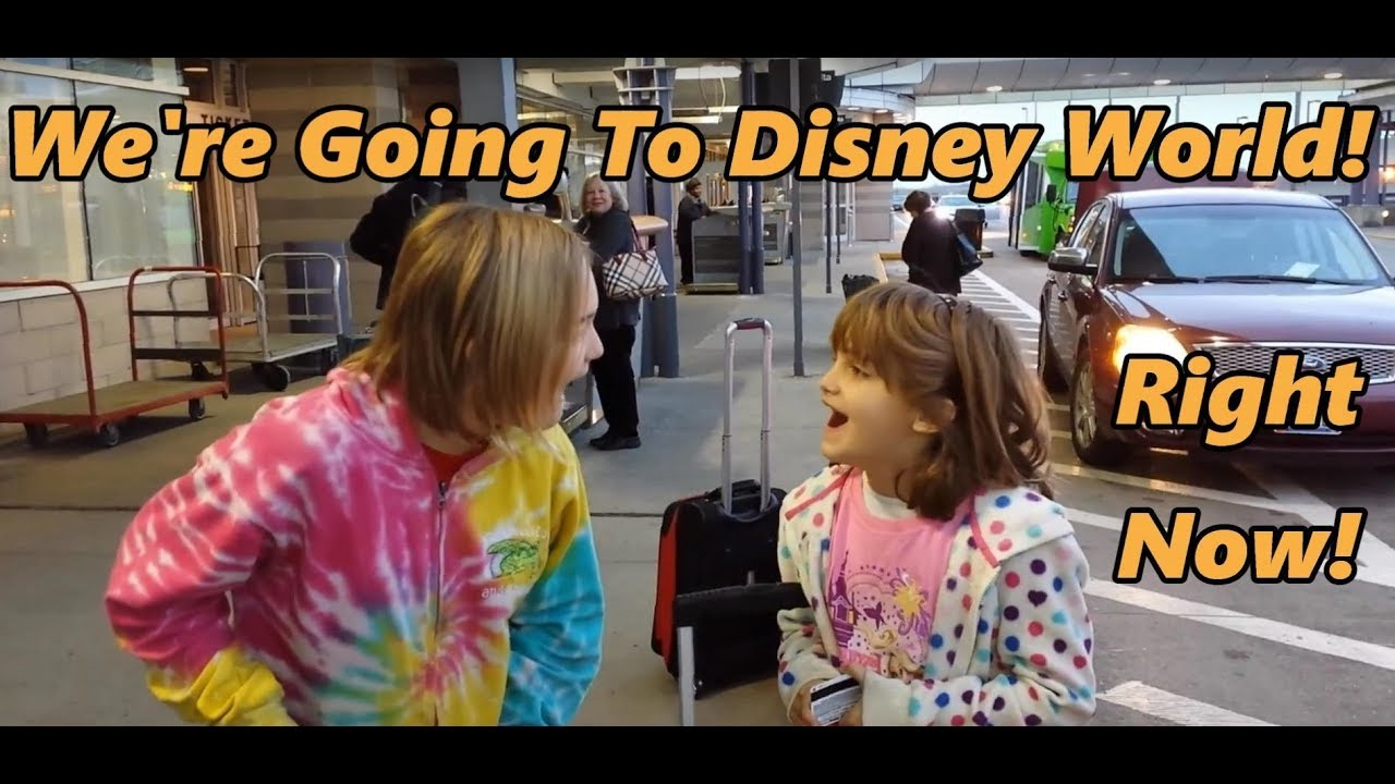 Surprise Kids You're Going To Disney World Right Now!!!