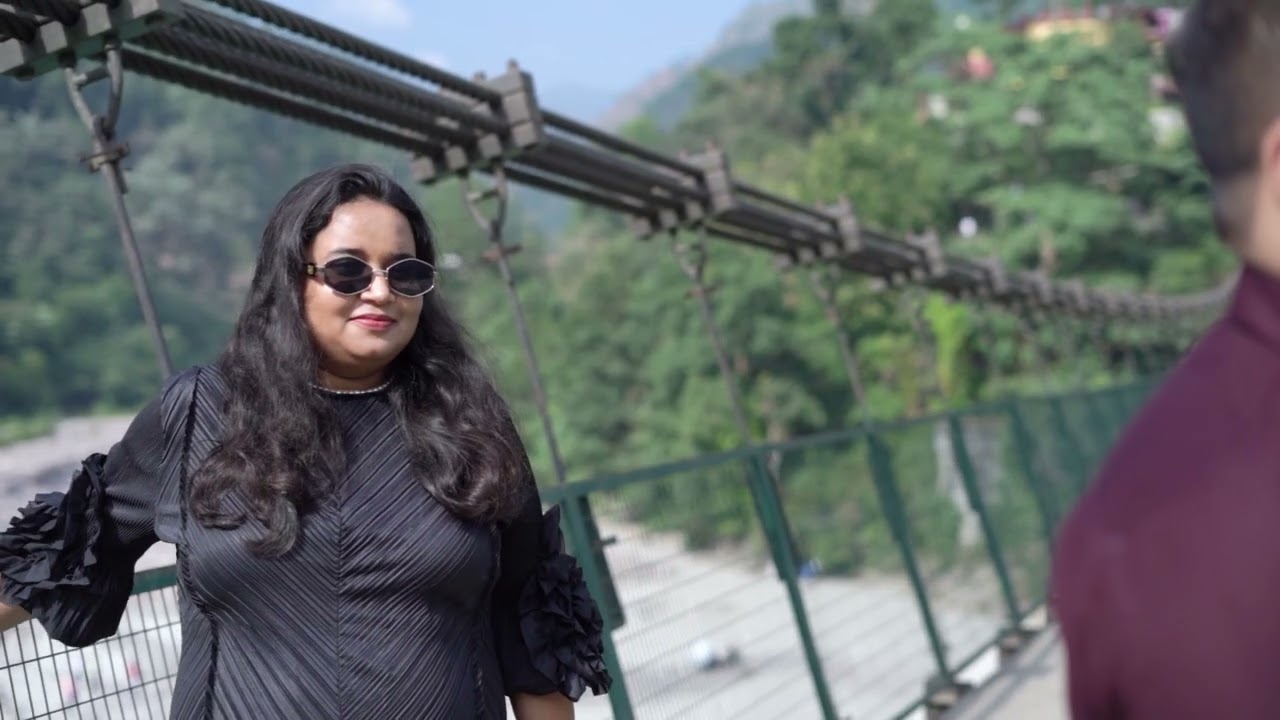The pre wedding photoshoot of Ruchika and Karan in Rishikesh 2025
