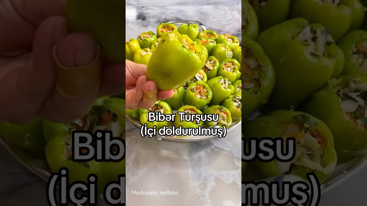 Bibər turşusu (i&ccedil;i doldurulmuş )