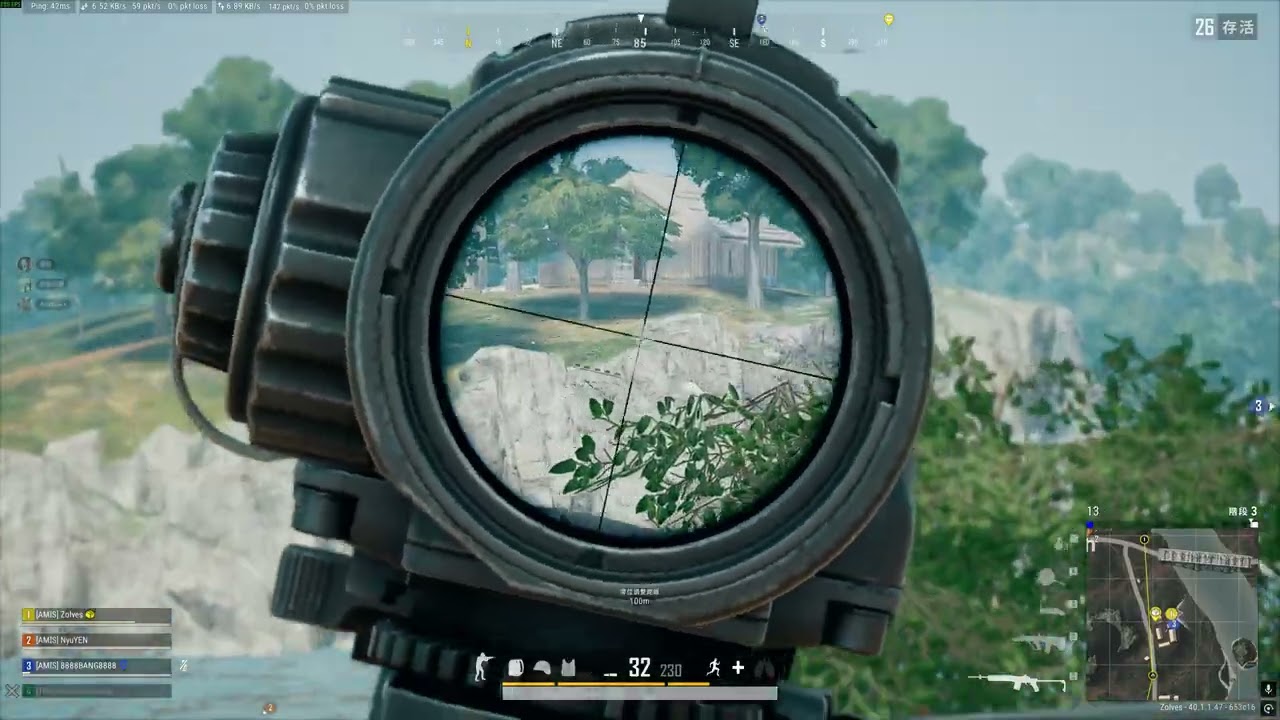 [PUBG 四排]過年最後一天雞