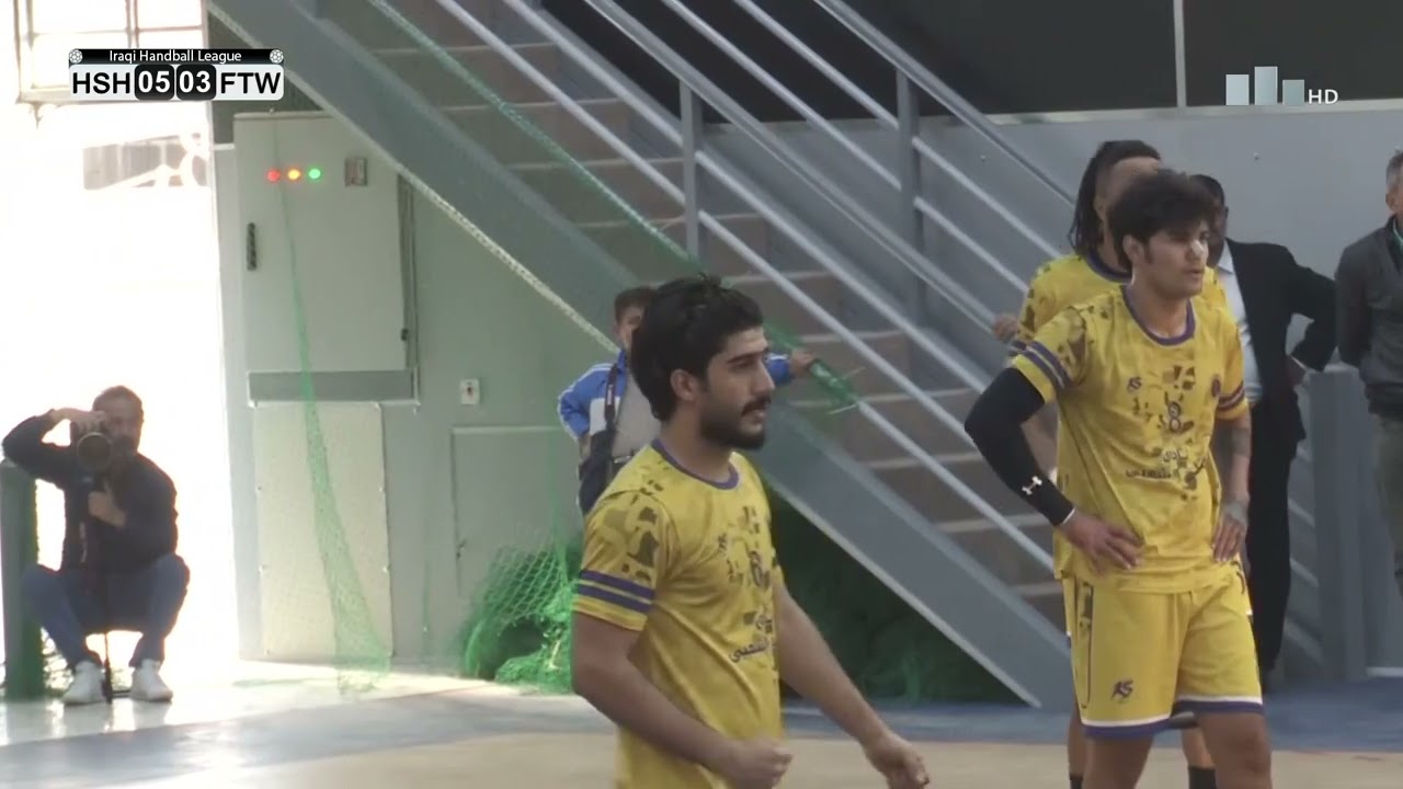 الحشد × الفتوة (33-29) المرحلة الأولى/ الدور التاسع 2022-12-16دوري العراقي لكرة اليد