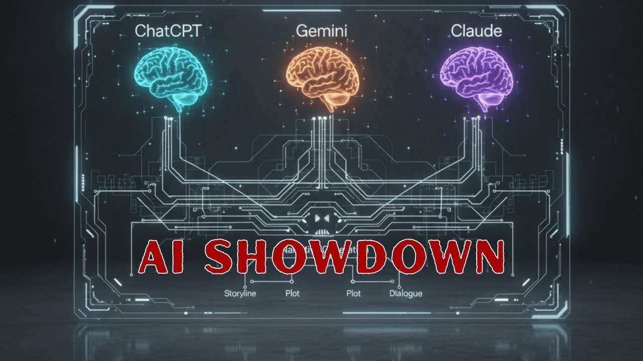 AI Challenge: ChatGPT vs Gemini vs Claude — Creating the Story Outline