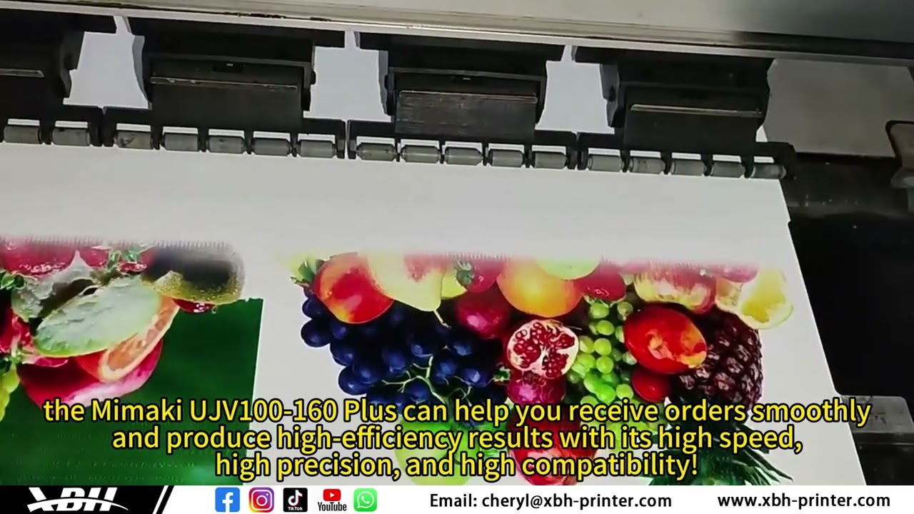 The Mimaki UJV100-160 Plus UV printer 🖨️✨