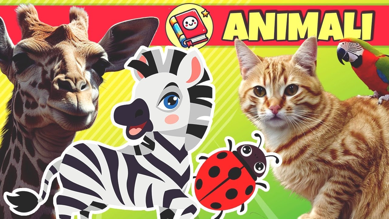 Impariamo gli Animali Per Bambini 📚 Animali Marini e della Fattoria | Canzoncine e Video Educativi