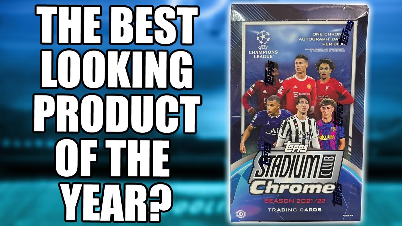 THIS SET IS BEAUTIFUL!   | 2021-22 Topps Stadium Club Champion's League UEFA Soccer Hobby Box Review