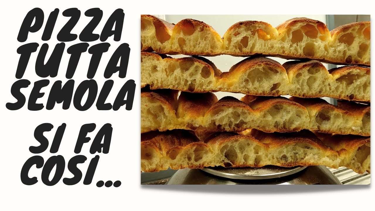 Come fare la pizza con la semola rimacinata