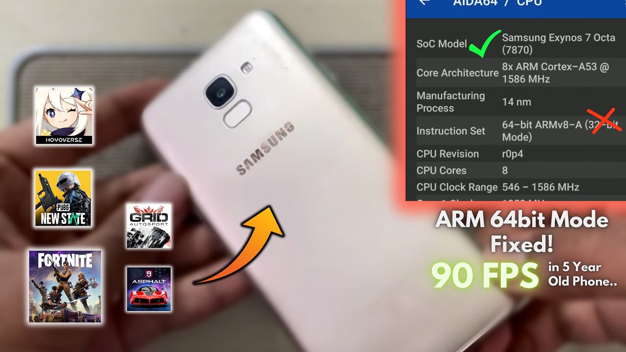 Turned this Old Useless 32bit Phone into 64bit Gaming Phone - Extreme Test!