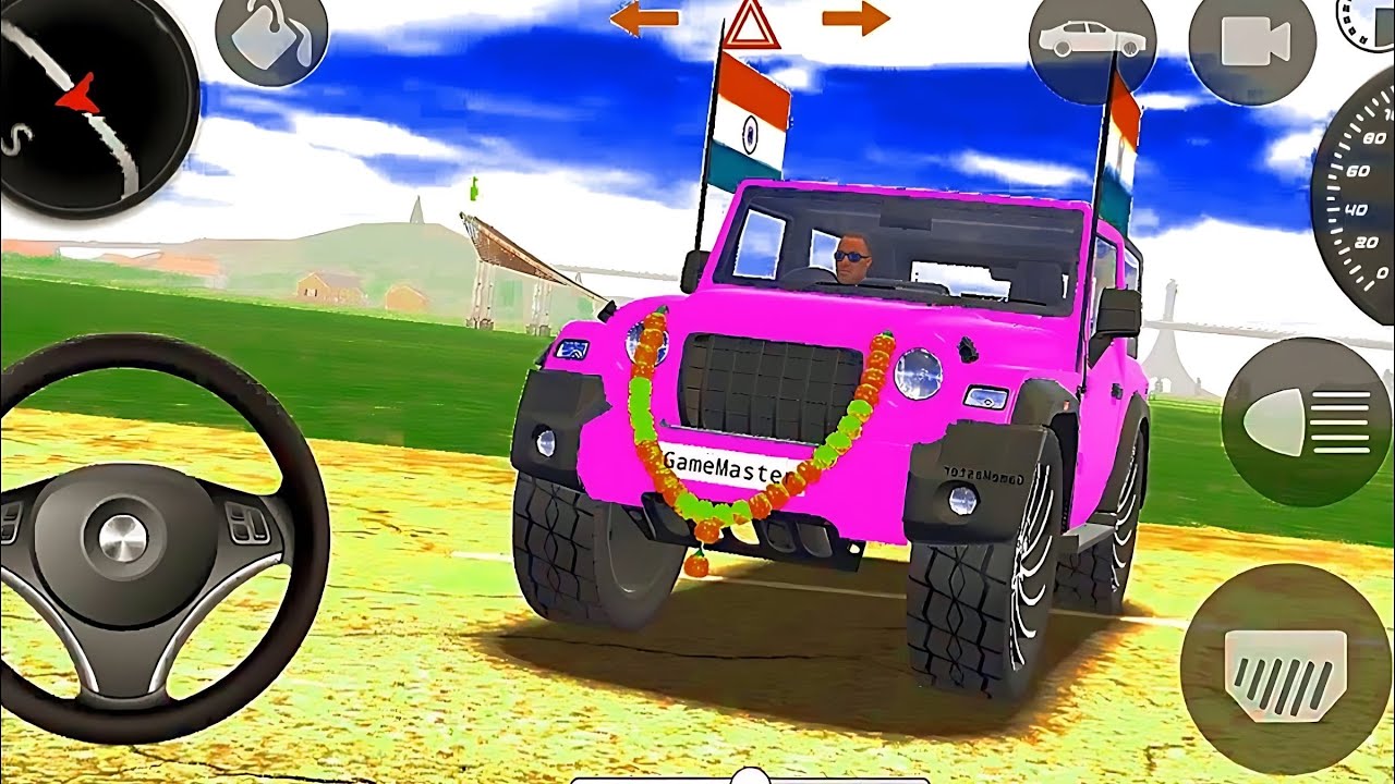 🔥 New Thar Driving Video | Mahindra Thar Offroad Adventure | Thar Lover Gameplay 🚙