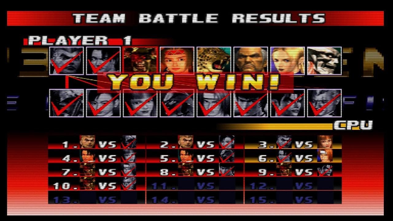 Team Battle Mode Part 65 - Tekken 3 PS 5 Gameplay
