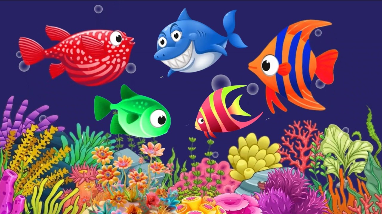 Calming Undersea Animation Baby Lullaby, Soothing fishes🐟Baby Sleep Music #fishlullaby #lullaby #282