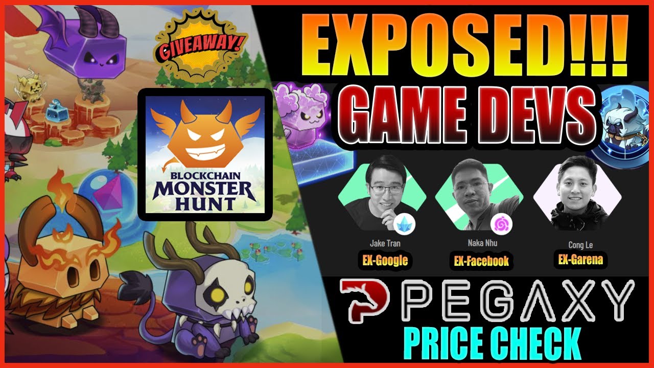 BLOCKCHAIN MONSTER HUNT PLAY TO EARN BEST NFT GAMES LOW INVESTMENT PEGAXY VIS PGX TOKEN PRICE CHECK