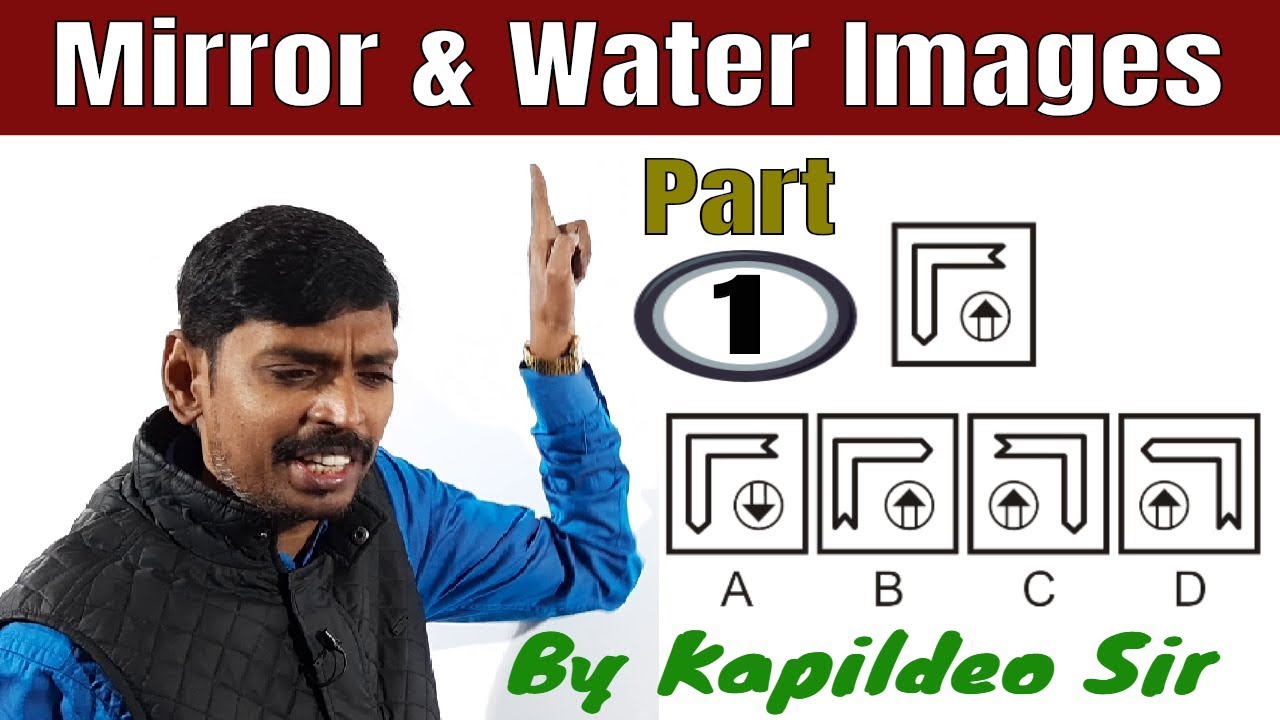 Mirror Images & Water Images (Part - 1) | Non-Verbal Reasoning | Rly/(CBT - 2)/SSC etc. | By Kd. sir