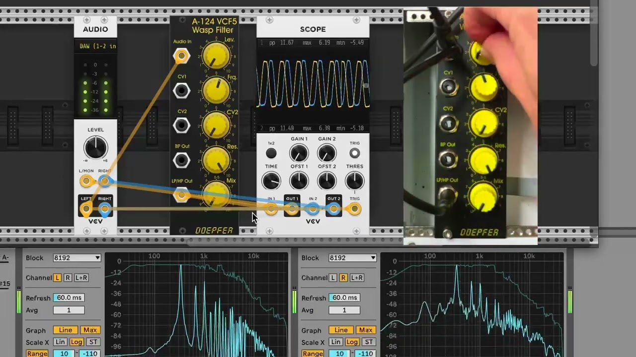 Doepfer A-124 Wasp Self Oscillating Resonance Mod