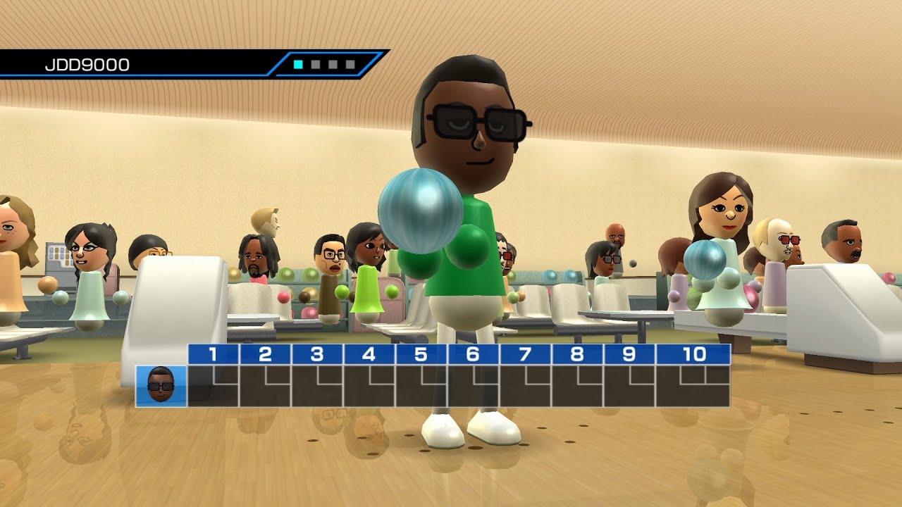 Wii Sports Bowling Gameplay (Dolphin)