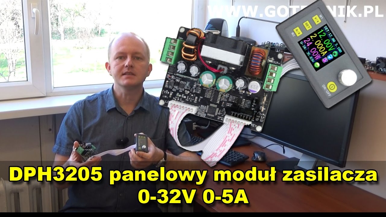DPH3205 panelowy moduł zasilacza 0-32V 0-5A