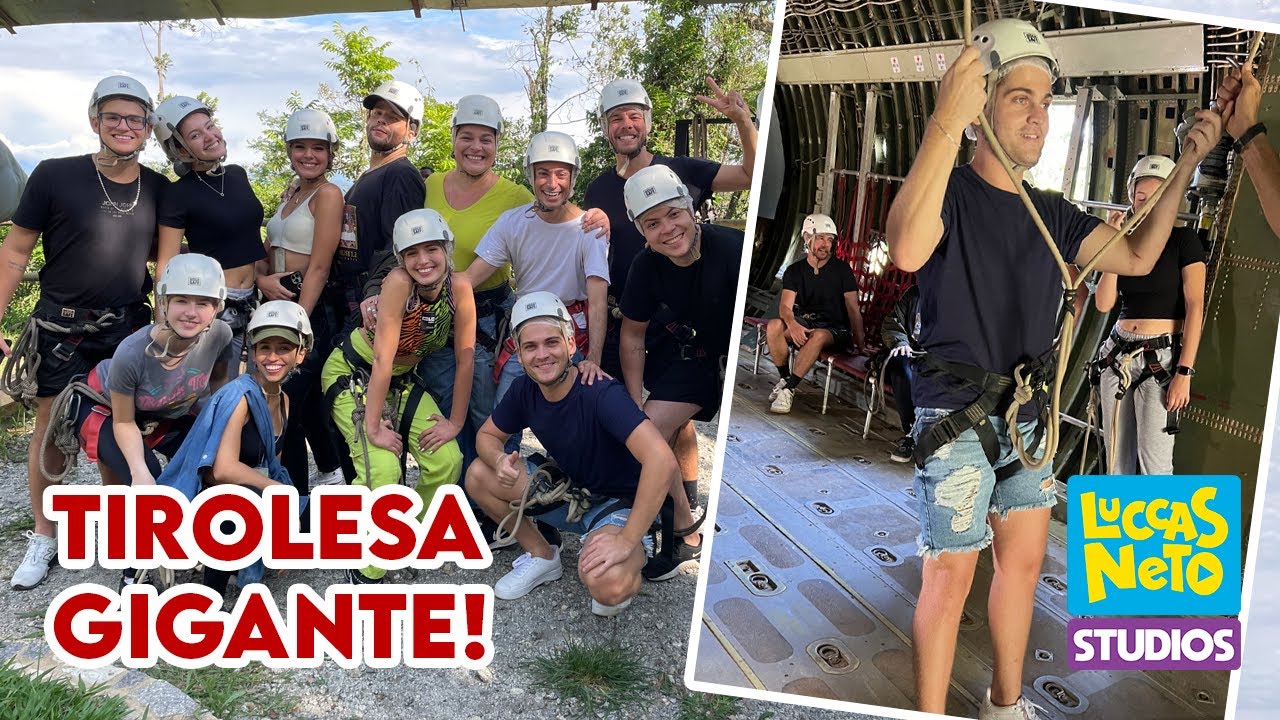 ELENCO DO ACAMP 4 FOI EM UMA TIROLESA GIGANTE ENTRE AS GRAVAÇÕES!!