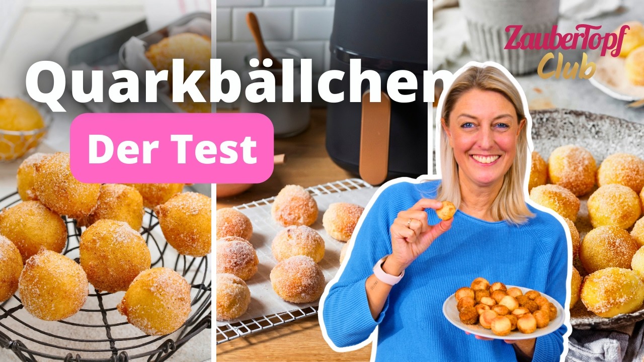 😍 Quarkbällchen Thermomix® – 3 Varianten im großen Vergleich | Thermomix® Rezept