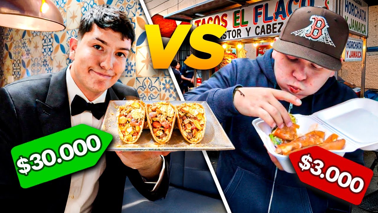 TACOS BARATOS Vs CAROS | ¿Cuál es MEJOR?