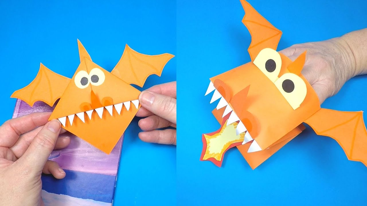 Easy Paper Dragon Crafts for Kids | Paper Crafts for Kids