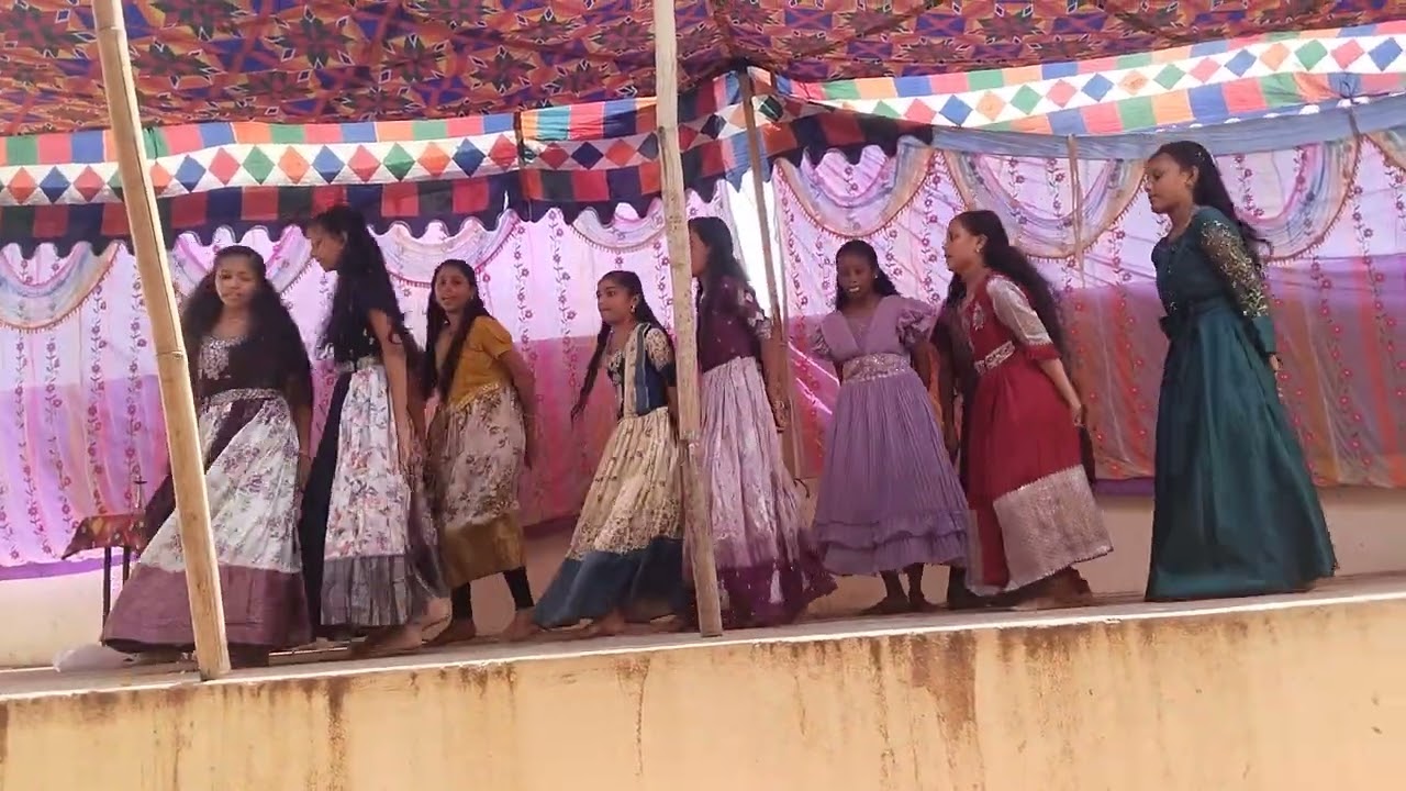 Teachers day celebrations kgbv ponduru class 8th 2025