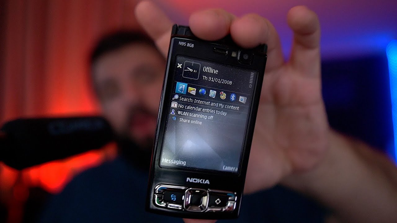 Usando um NOKIA N95 em 2025
