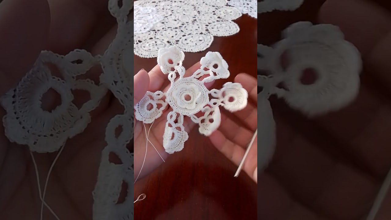 Jak wykonać koronkę koniakowską 😊 Obrazek z koronką (część 3)