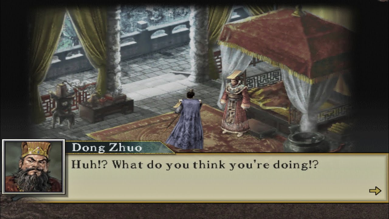 ROTK X - Cao Cao escapes Dong Zhuo