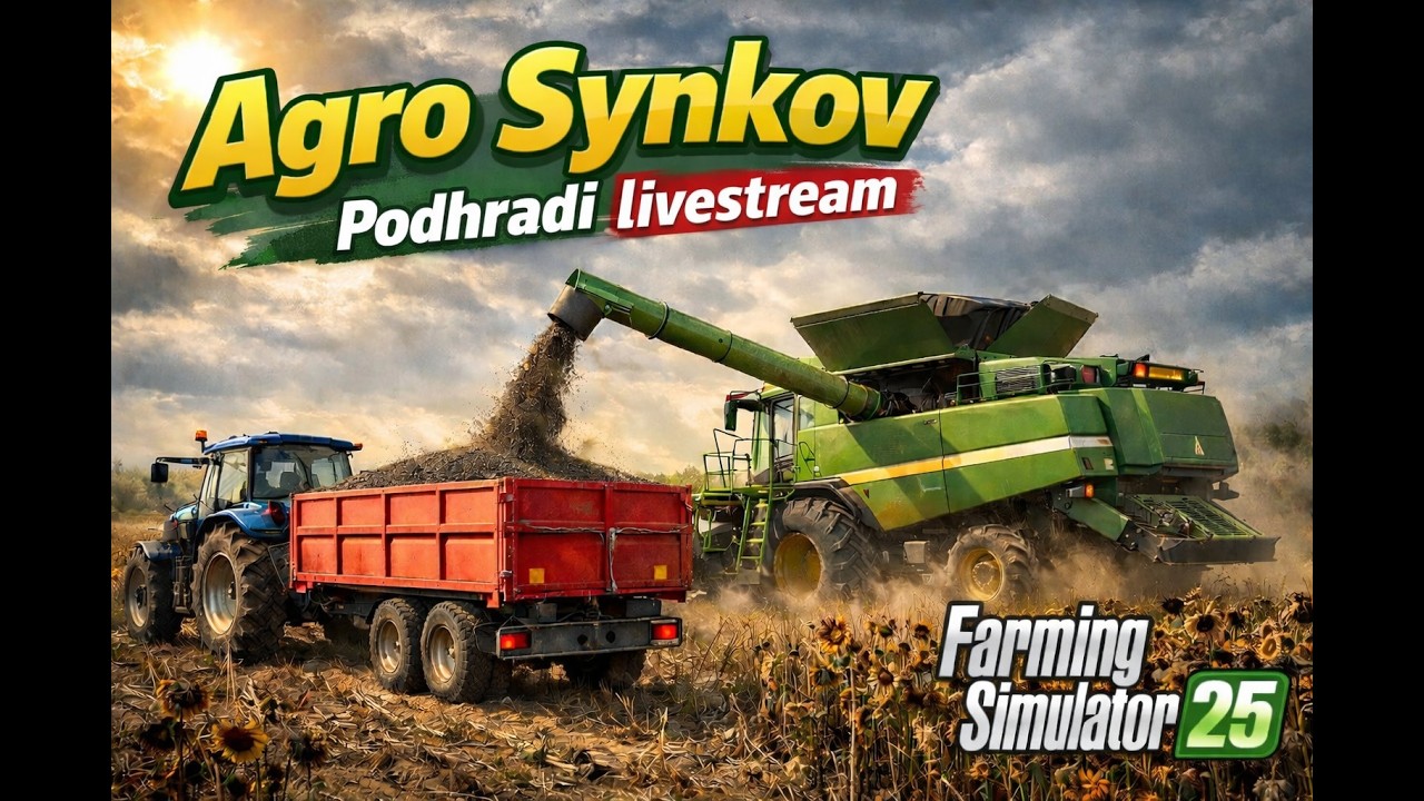 FS25 -  sklizeň - podhradie #99 - Agro Synkov