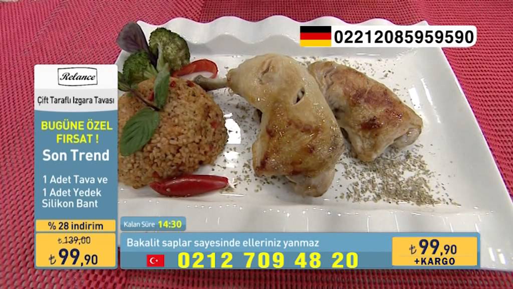 Izgara tava- relance cift taraflı ızgara tava-TVT-EZGİ TV