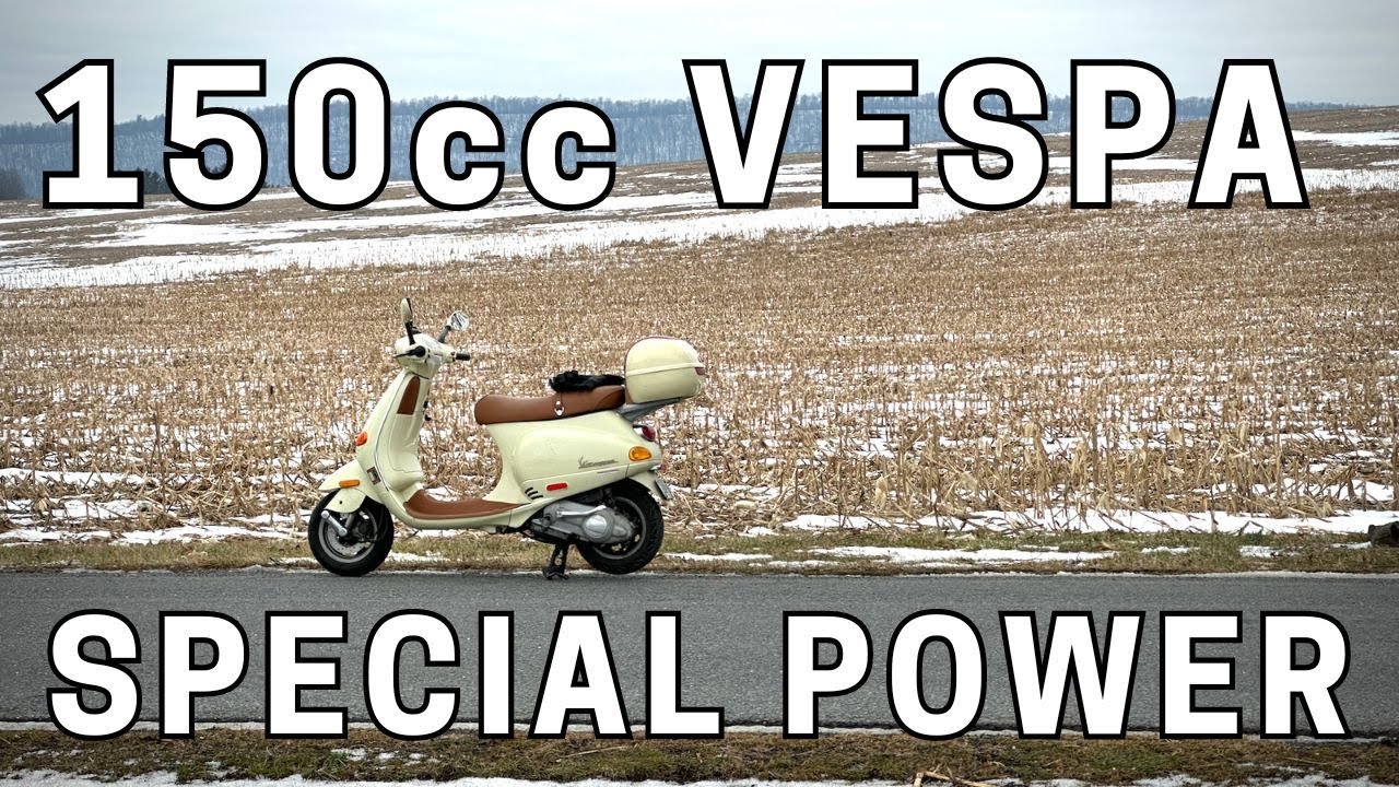 Особая мощность 150-кубового скутера Vespa