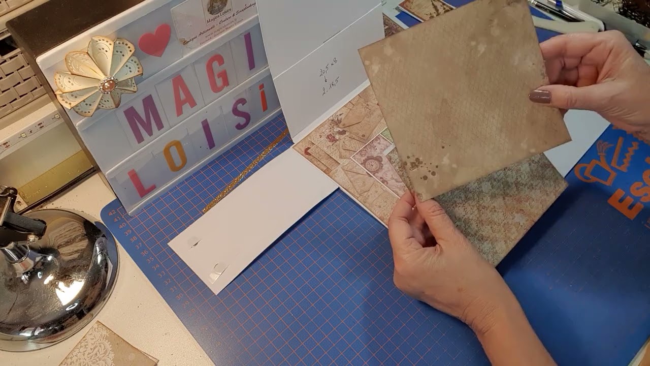 TUTO ALBUM BOOK LOVERS - BLOC 1 PAGE 1