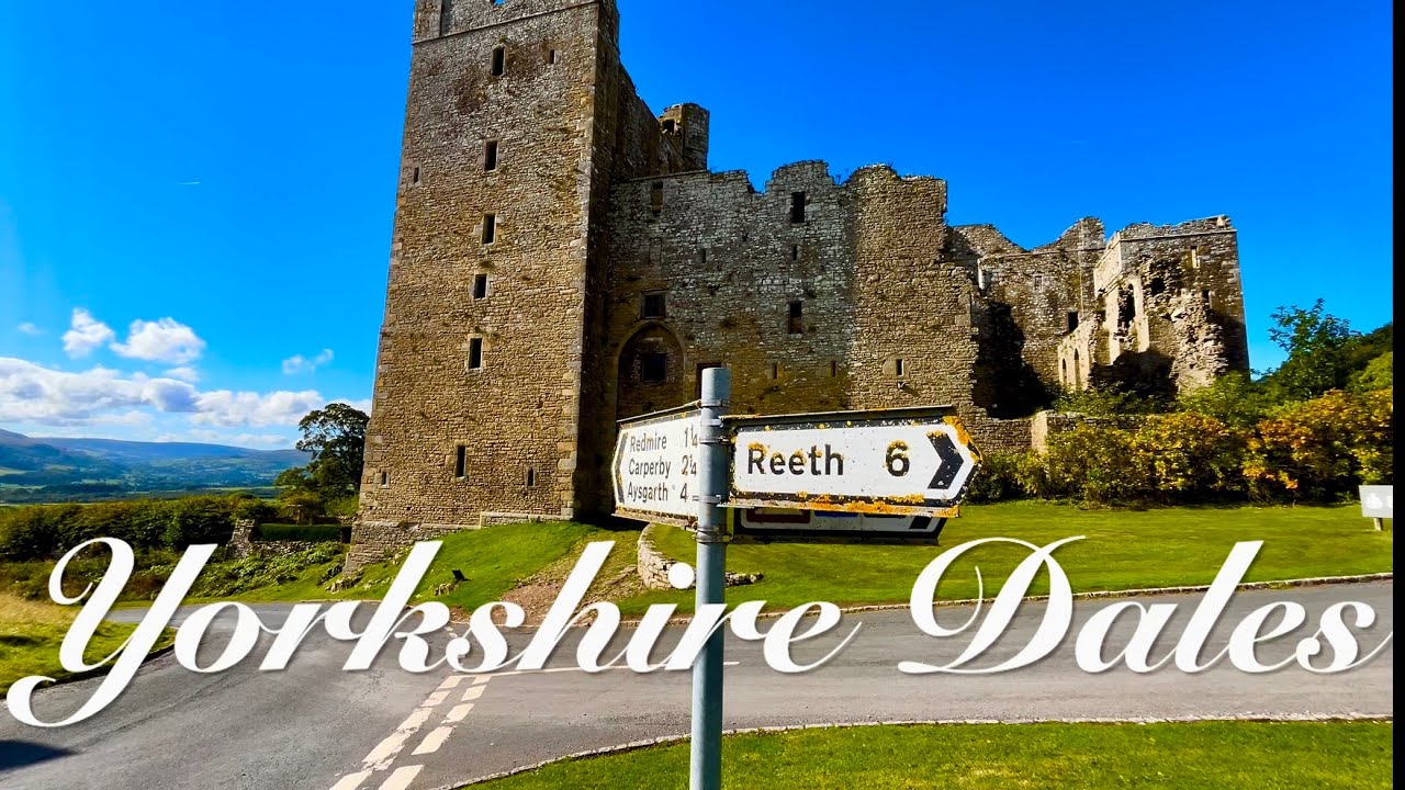 Yorkshire Dales National Park the stunning picturesque village of Castle Bolton 