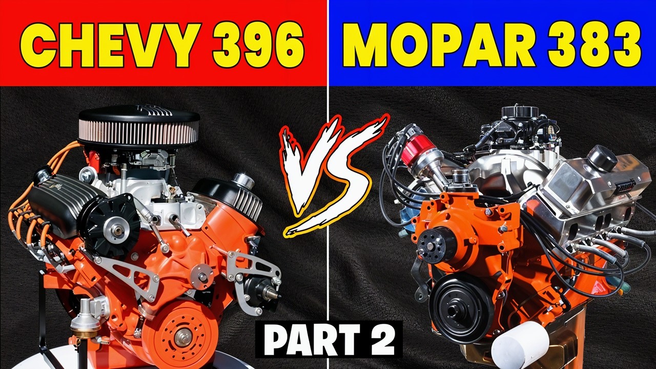 Chevy 396 Big Block против Mopar 383 Big Block || Кто был КОРОЛЕМ || Часть 2/2