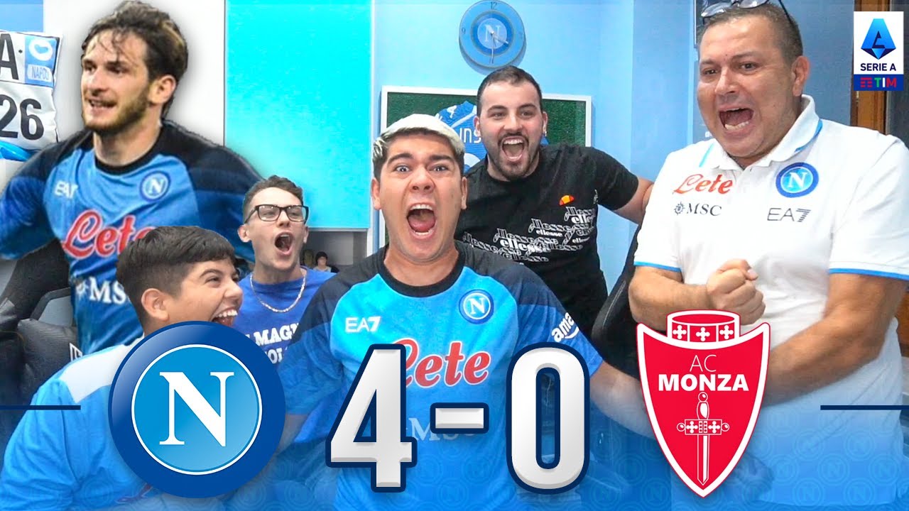 😍 KVARASHOW!! NAPOLI-MONZA 4-0 | LIVE REACTION NAPOLETANI