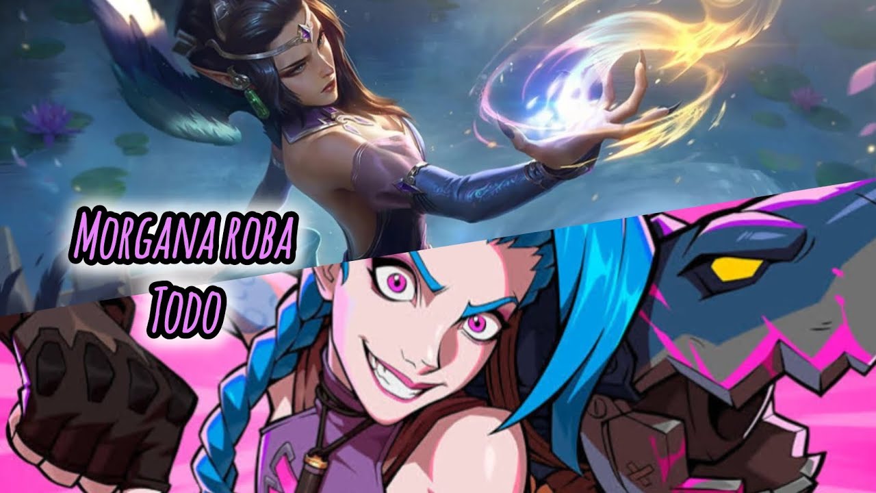 Morgana Roba Todo #morgana #jinx #wildrift 