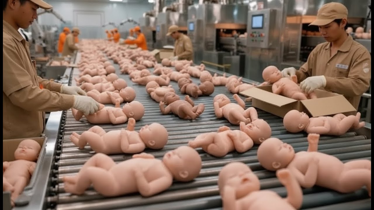 How Realistic Silicone Baby Dolls Are Made – Inside a Modern Factory | Complete Process