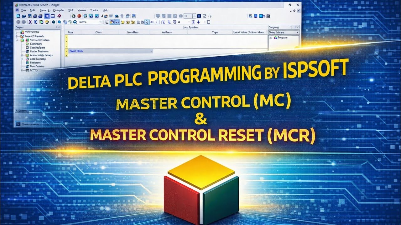 MC & MCR in ISPSoft | Master Control & Reset in Delta PLC Programming